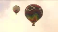 Two Hot Air Balloons HD Footage
