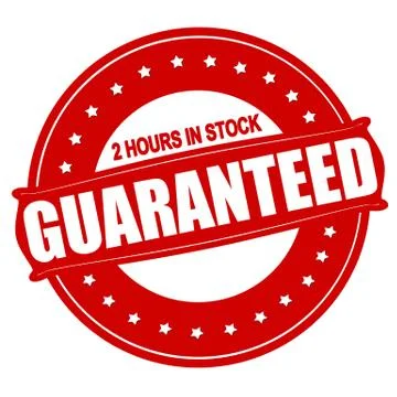 Two hours in stock Illustrazione stock