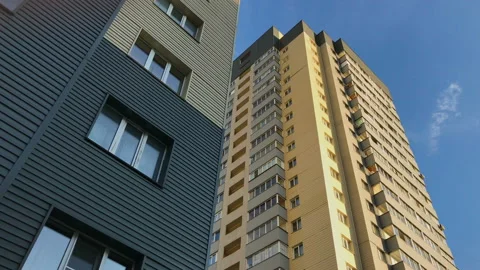 Two houses Stock Footage 93600021