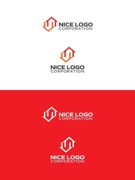 Two houses logo Illustrazione stock