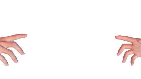 Two human hands reaching out to each other Stock Footage 180991995