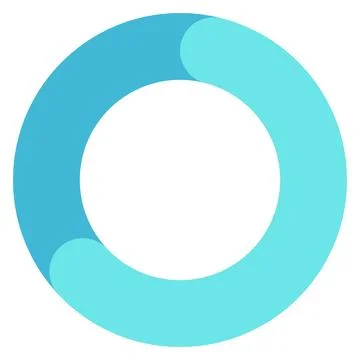 Two icons representing two target and network Stock Illustration