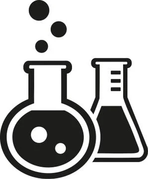 Two icons of test glasses Stock Illustration