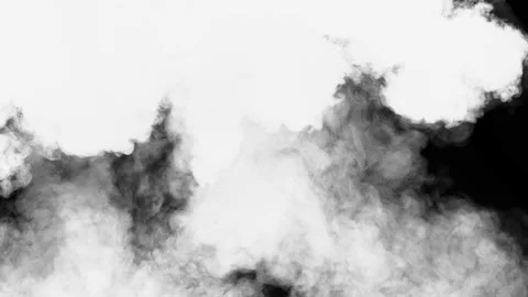 Two Ink Drops White On Black 3 Stock Footage 201159076