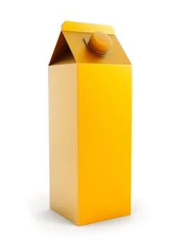 Two isolated blank juice box Stock-Illustration