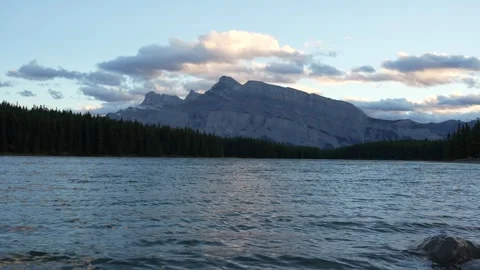Two Jack Lake Timelapse Stock Footage 246498271