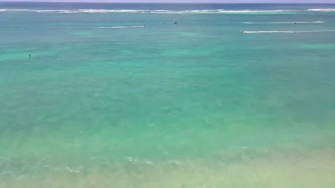 Two jet ski intersect on a boat Video stock 231590513