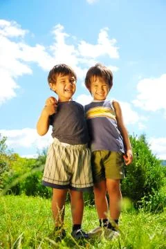 Two kid Stock Photos