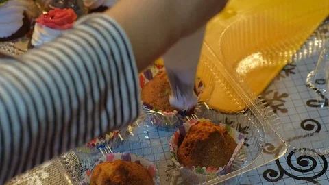Two kids kneading the dough for make cookies together Stock Footage 84133419