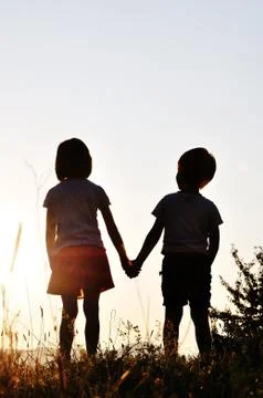Two kids Stock Photos