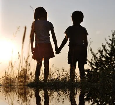 Two kids Stock Photos