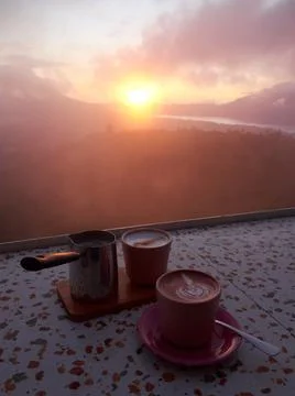 Two kinds of drinks Stock Photos