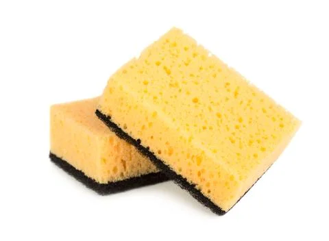 Two kitchen sponges Stock Photos