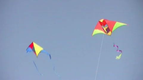 Two kites on sky 스톡 동영상 263806