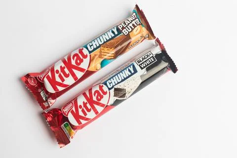 Two KitKat Chunky Bars Stock Photos