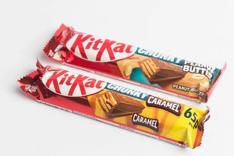 Two KitKat Chunky Bars Stock-Fotos