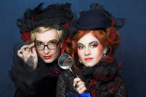Two ladies. Stock Photos