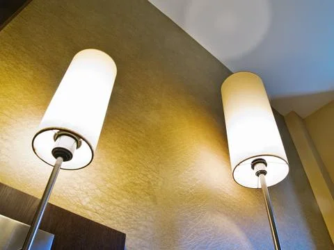 Two lamps Stock Photos