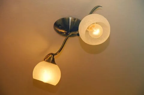Two Lamps Stock Photos
