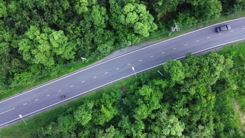 Two lane road. Stock Footage 205781555