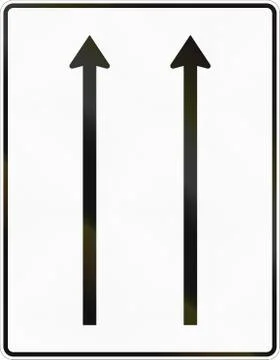 Two Lanes Illustrazione stock