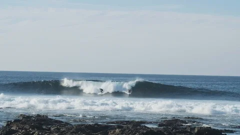 Two Lanzarote Surfers Stock Footage 101889535