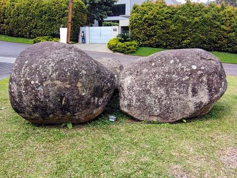 Two large stones Stock Photos