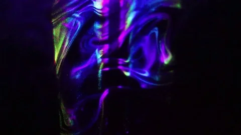 Two laser beam moves in a circle in the smoke. Stock Footage 69771504