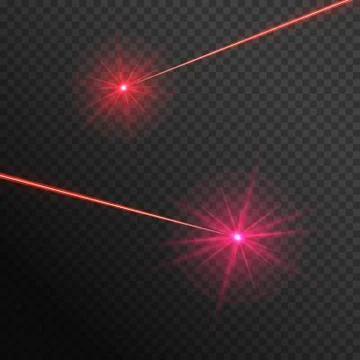 Two laser beams Stock-Illustration