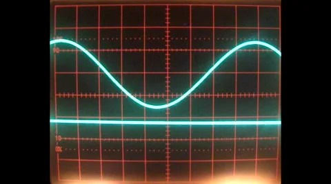Two laser displaying in a screen Video stock 68105990