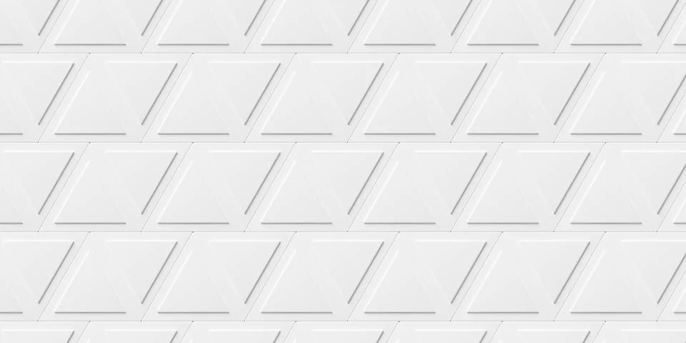 Two layer offset white triangle grid geometrical background wallpaper banne.. Stock Illustration