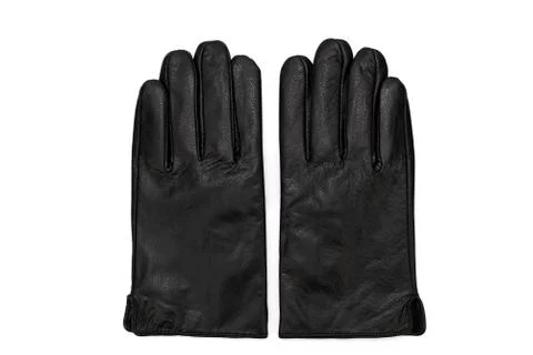 Two Leather Gloves Foto stock