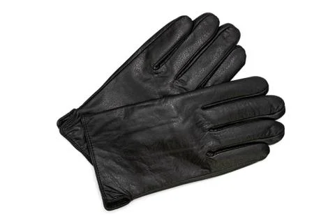 Two Leather Gloves Stock Photos