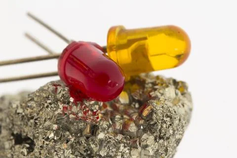 Two LEDs Stock-Fotos