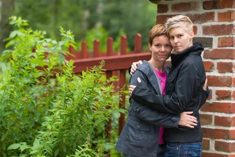 Two lesbians Foto stock