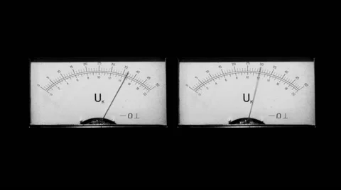 Two level indicators Stock Footage 44517002