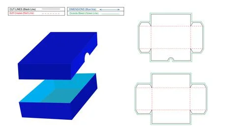 Two lid box,Two lid box, Small Gift Boxes With 2 Lids, luxaury box,Two Piece Stock Illustration