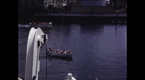 Two Life Boats Stock Footage 47643743