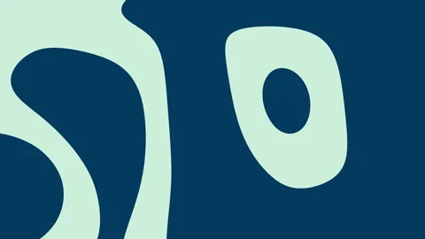 Two light blue shapes on dark blue liquid background.  Stock Footage 287208949