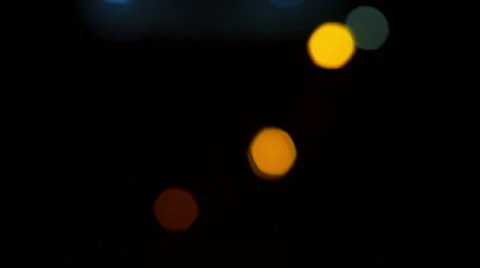 Two light objects moving in its orbit Lodge Stock Footage 41466048