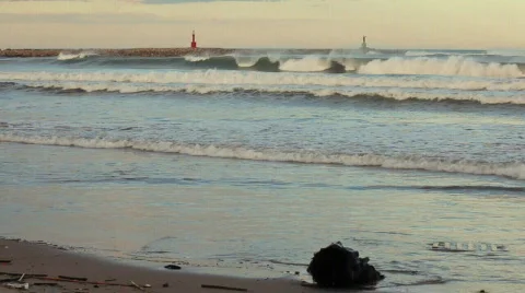 Two lighthouses 库存影片 647335