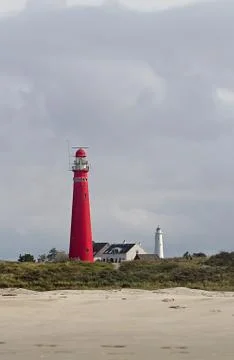 Two lighthouses Stock Photos