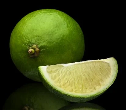 Two limes Stock Photos