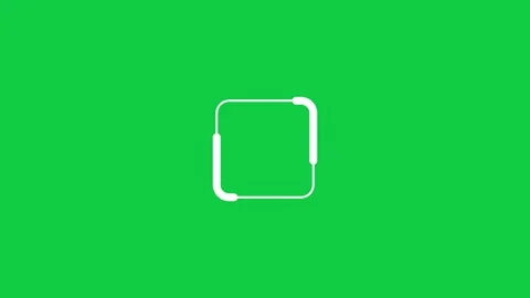 Two lines tracing the border of a rounded square loading animation 動画素材 348279722