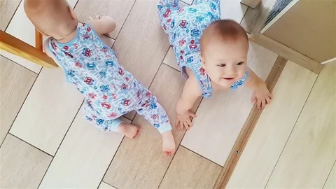 Two little Stock Footage 80216916