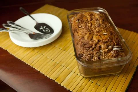 Two loafs of sweet bread Stock Photos