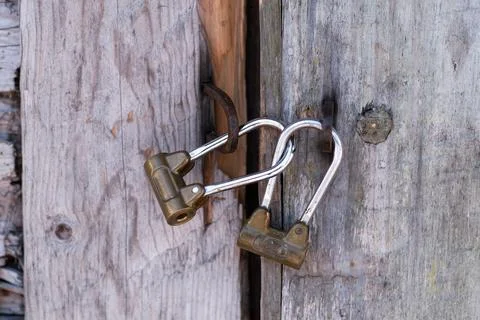 Two locks Stock Photos