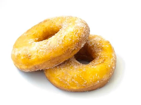Two lovely donuts Stock Photos
