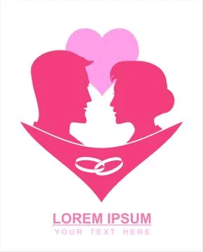 Two Lover Stock Illustration