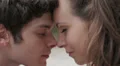 two lovers exchanging caresses, tenderness and cuddles HD Footage